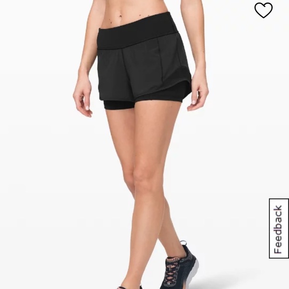 lululemon athletica Pants - Lululemon Hotty Hot Shorts Black Women’s Size 4